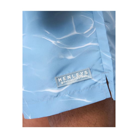 Henleys - "Henpool" Badeshorts für Herren (Jeansblau) - Image 3