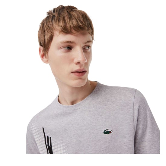 Lacoste - T-Shirt für Herren, Regulär (Grau) - Image 3