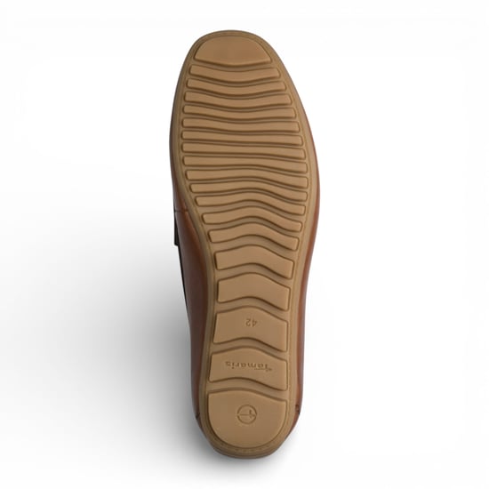 Tamaris Herren-Mokassins aus braunem Leder, Freizeitschuhe - Image 5