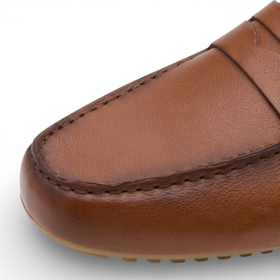 Tamaris Herren-Mokassins aus braunem Leder, Freizeitschuhe - Image 6