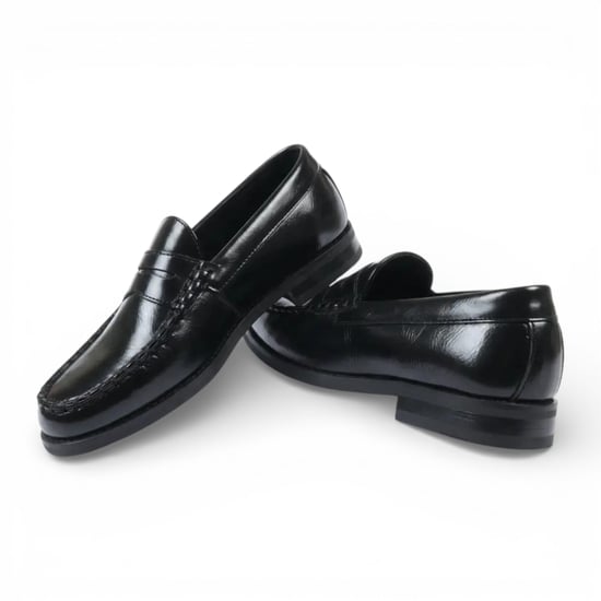 Schwarze Penny Loafer aus PU-Leder für Herren – elegante und lässige Schuhe - Image 2