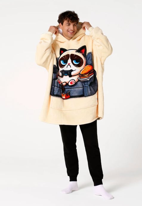 "Grumpy Player" Kuschelpullover Huggie - Image 3