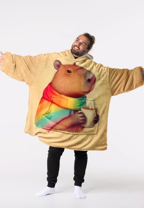 "Autumn Capybara" Kuschelpullover Huggie - Image 2