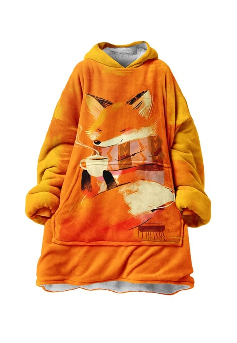 "Cozy Autumn Fox "Kuschelpullover Huggie - Image 1