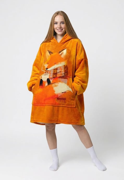 "Cozy Autumn Fox "Kuschelpullover Huggie - Image 2