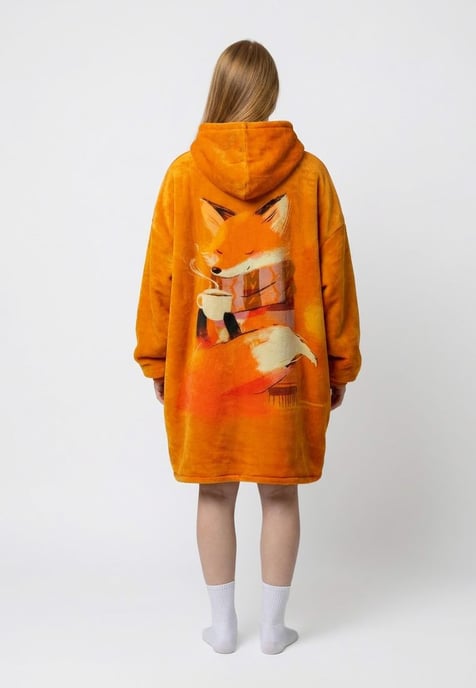 "Cozy Autumn Fox "Kuschelpullover Huggie - Image 3
