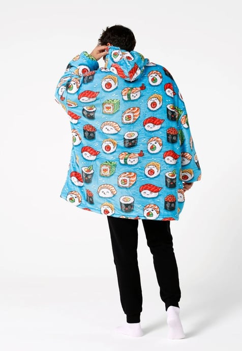 "Sushi Pattern" Kuschelpullover Huggie - Image 3