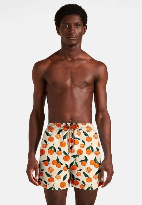 "Oranges Madness" Badeshorts - Image 2