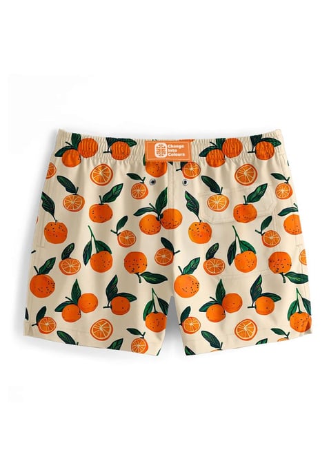 "Oranges Madness" Badeshorts - Image 3