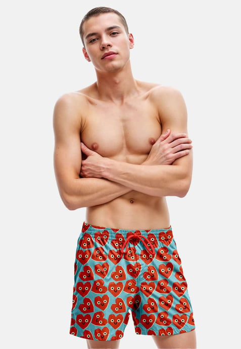 "Cute Hearts" Badeshorts - Image 2
