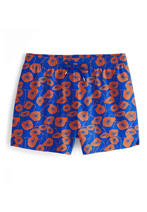 "Flora Blue" Badeshorts - Image 1