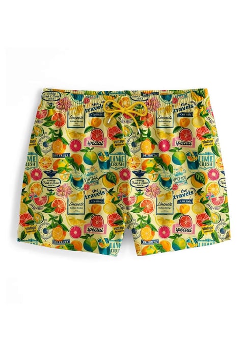 "Citrus Fruits" Badeshorts - Image 1