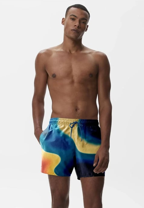 "Blue Flow" Badeshorts - Image 2