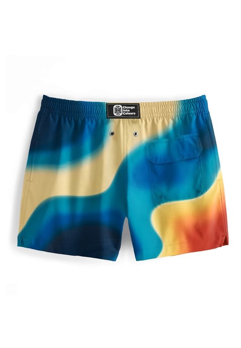 "Blue Flow" Badeshorts - Image 3