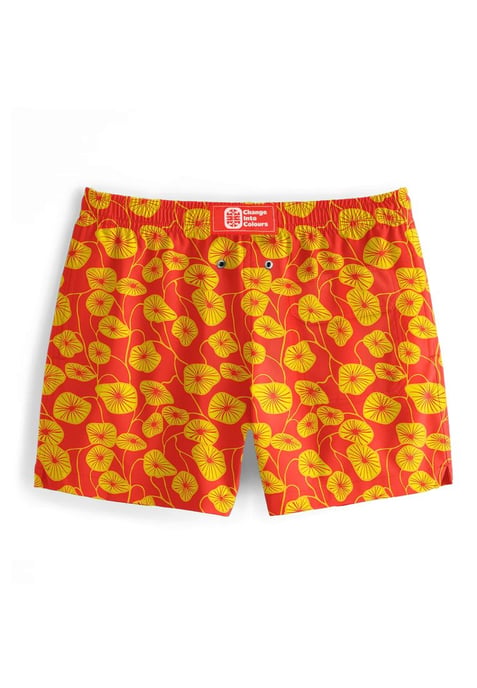 "Flora Red" Badeshorts - Image 3