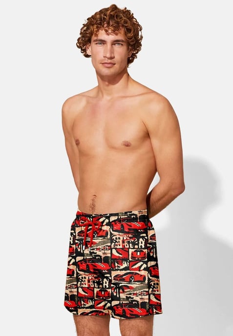 "Rosso Corsa" Badeshorts - Image 2