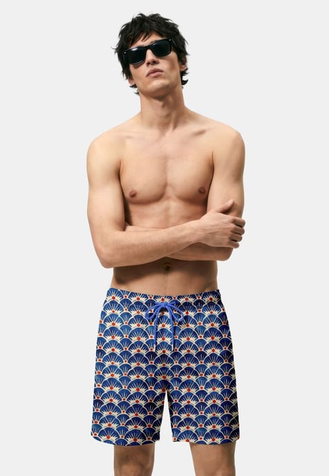 "Geometric Sunset" Badeshorts - Image 2