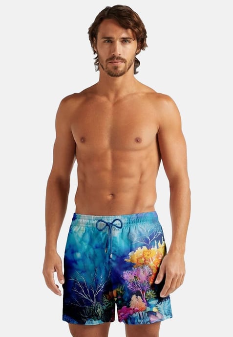 "Reef Coral" Badeshorts - Image 2
