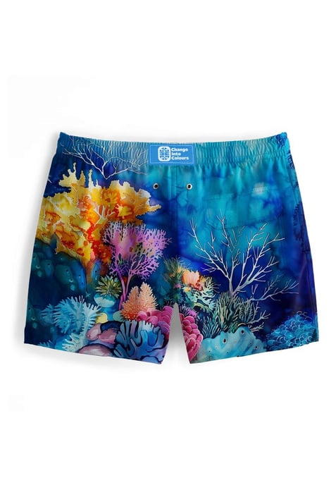 "Reef Coral" Badeshorts - Image 3