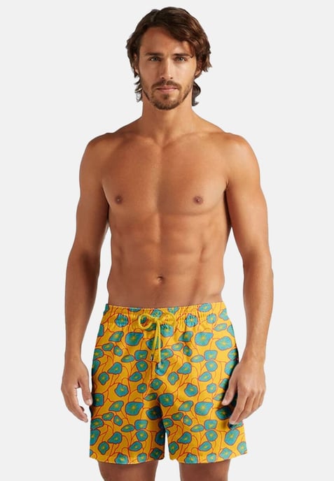 "Flora Yellow" Badeshorts - Image 2