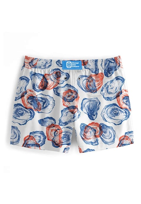 "Colorful Oyesters" Badeshorts - Image 3