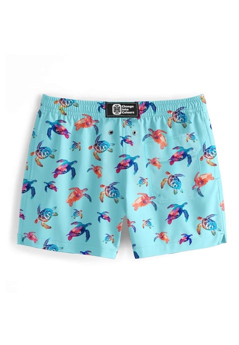 "Watercolor Turtle" Badeshorts - Image 3