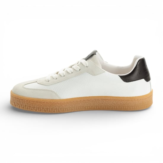 Tamaris Herren-Sneaker aus weißem Leder mit schwarzen Streifen - Image 3
