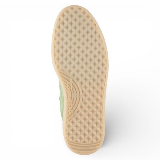 Tamaris Damen-Sneaker aus grünem Leder mit Neonstreifen - Image 4