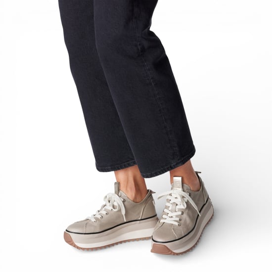 Tamaris Damen-Plateau-Sneaker, beige, zum Schnüren - Image 6