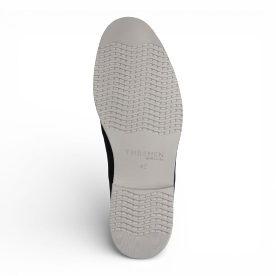 Tamaris Herren-Derbyschuhe aus marineblauem Wildleder mit schlichter Zehenpartie - Image 5