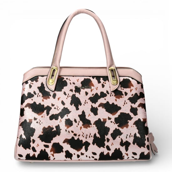 Laura Vita Aramis-08 Damen Schoudertas mit Roze Bloemenprint und verstellbaren Bändern - Image 1