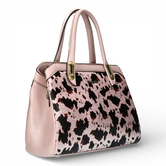 Laura Vita Aramis-08 Damen Schoudertas mit Roze Bloemenprint und verstellbaren Bändern - Image 3