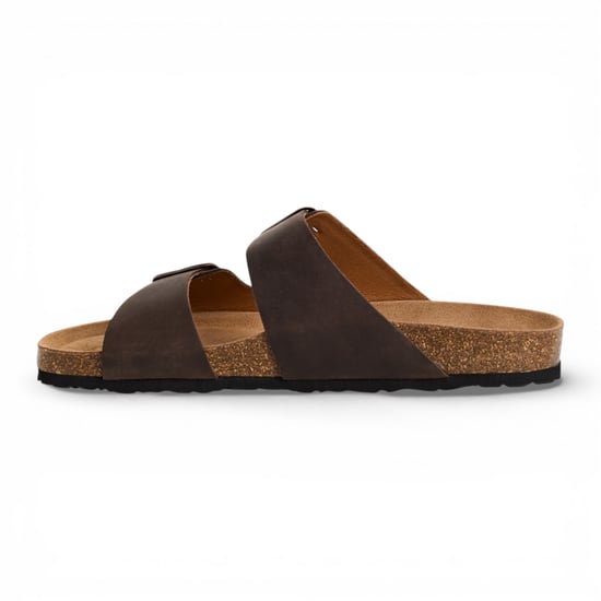 Tamaris Herren-Sandalen aus braunem Leder mit Fußbett - Image 3