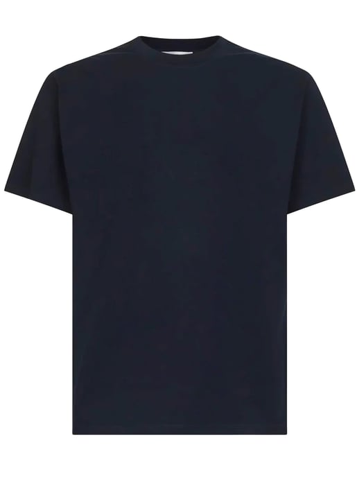 Stempel-Druck T-Shirt in Marineblau - Image 2