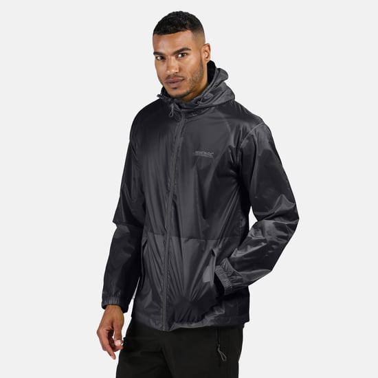 Regatta Herren Pack It III Wasserdichte Jacke (Schwarz) - Image 4