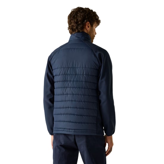 Regatta - Steppjacke für Herren, Durchgehender Reißverschluss (Marine/Rot) - Image 4