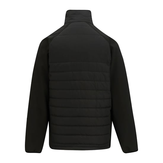 Regatta - Steppjacke für Herren, Durchgehender Reißverschluss (Schwarz/Orangenpop) - Image 2