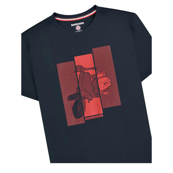 Lambretta - T-Shirt für Herren/Damen Unisex (Marine) - Image 5