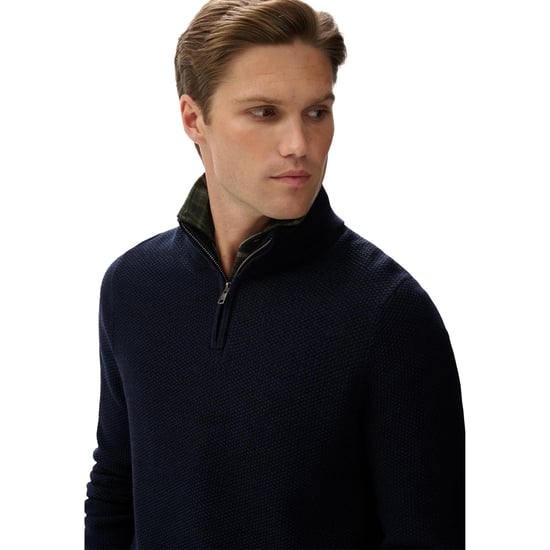 Superdry Cotton Texture Henley Strickpullover - Image 3