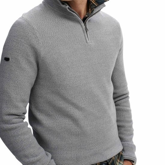 Superdry Cotton Texture Henley Strickpullover - Image 2