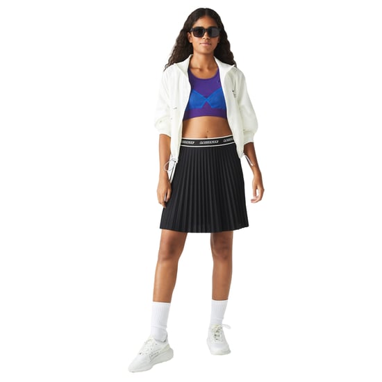 Lacoste - Rock für Damen, Gummizug in der Taille (Schwarz) - Image 4