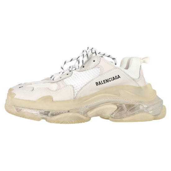 Balenciaga Triple S Clear Sole Sneaker aus weißem Polyester - Image 5