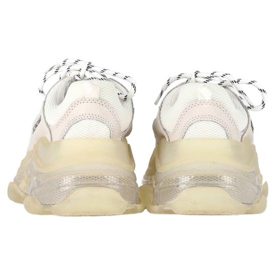 Balenciaga Triple S Clear Sole Sneaker aus weißem Polyester - Image 6