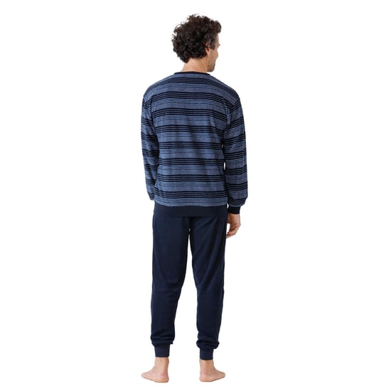 Hajo Schlafanzug Klima Frottee Pyjama - Image 3