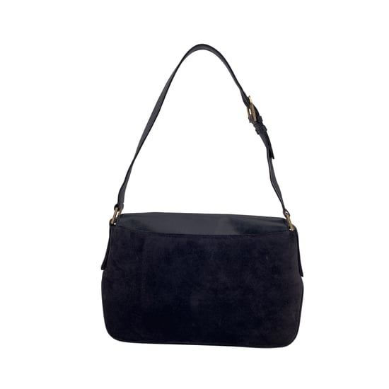 Gucci Vintage Wildleder-Schultertasche - Image 3