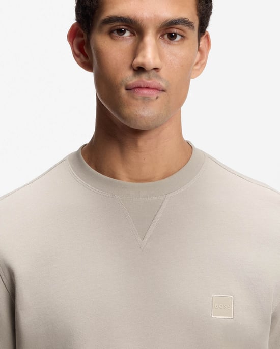 Westart Rundhals Sweatshirt in Hellgrau - Image 3
