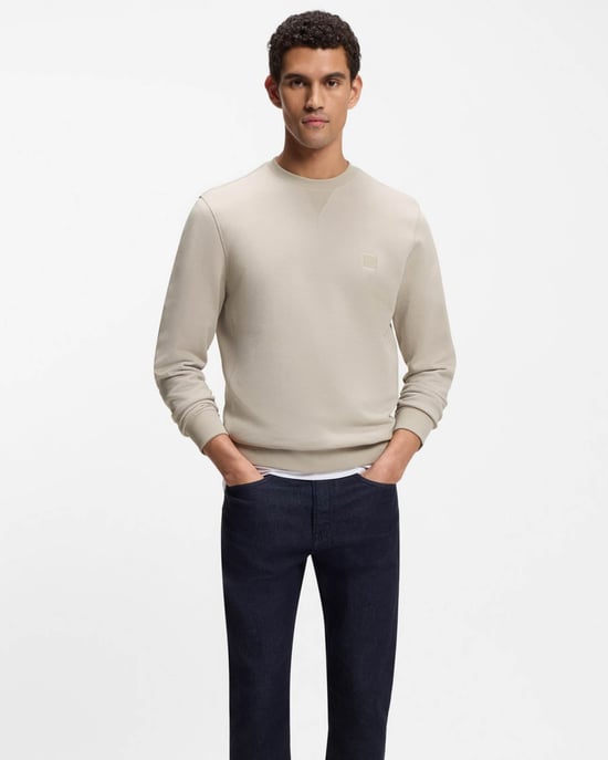 Westart Rundhals Sweatshirt in Hellgrau - Image 4