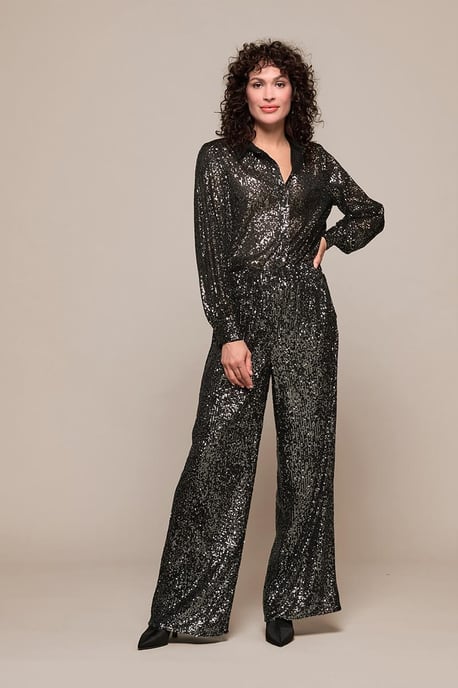 Kirschbluse in dunklem Metallic - Image 2