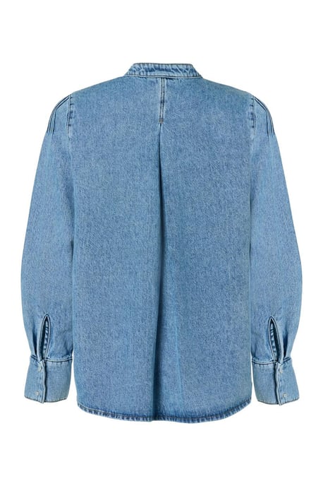 Nina Jeansbluse, Denimblau - Image 5