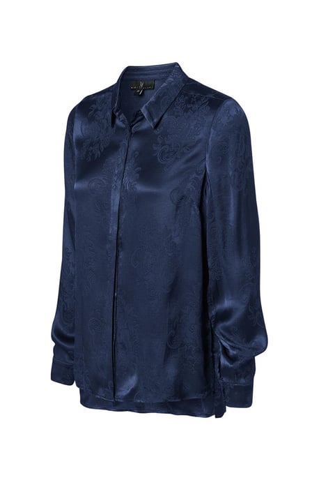 Bellize Bluse Marineblau - Image 3